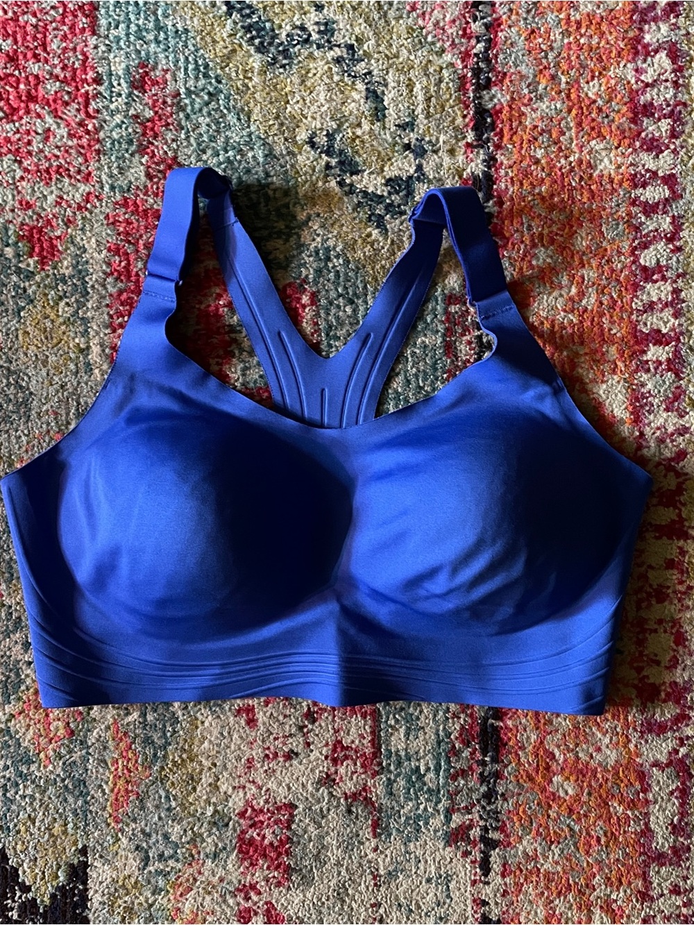 all in motion Cobalt Blue Padded Racerback Sports Bra